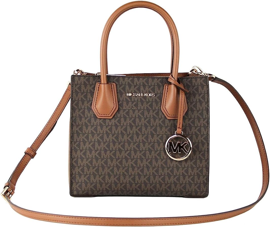 MICHAEL KORS MERCER MEDIUM MESSENGER CROSSBODY SATCHEL POWDER