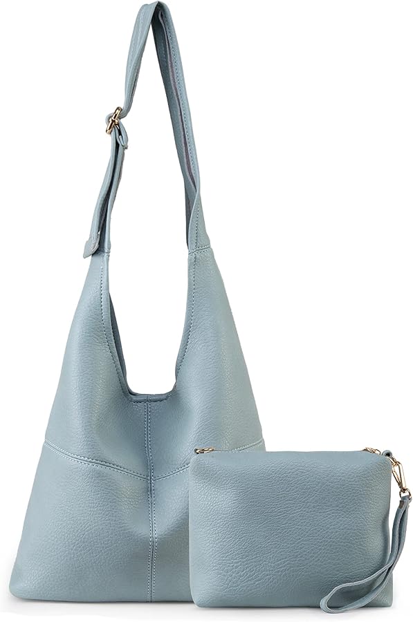 Montana West Hobo Bags Purse for Women Ultra Soft Foldable Shoulder Slouchy Handbags with Coin Purse