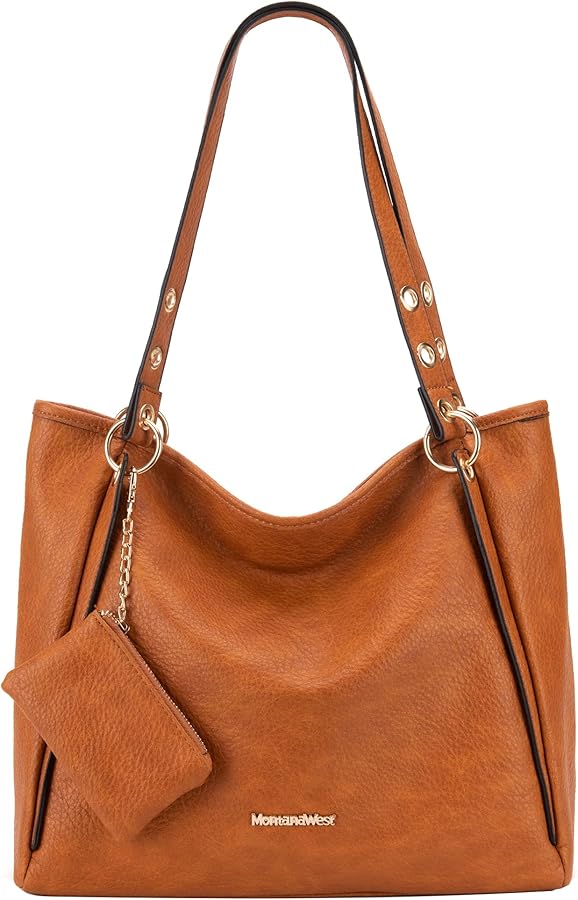 Montana West Tote Bag for Women Purses and Handbags Shoulder Bag with Removable Coin Pouch