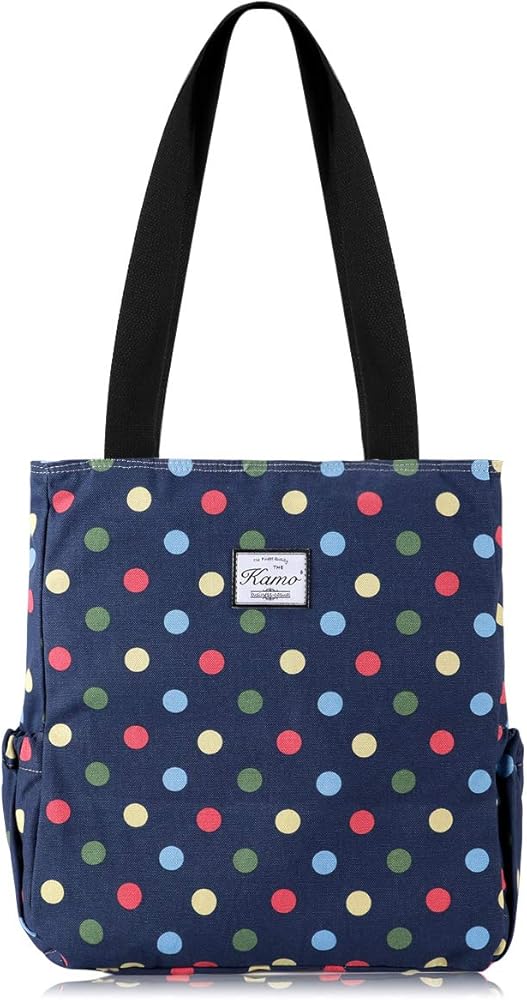 KAMO Floral Tote Bag - Waterproof Lightweight Handbags Travel Shoulder Bag for Hiking Yoga Gym Swimming Travel Beach