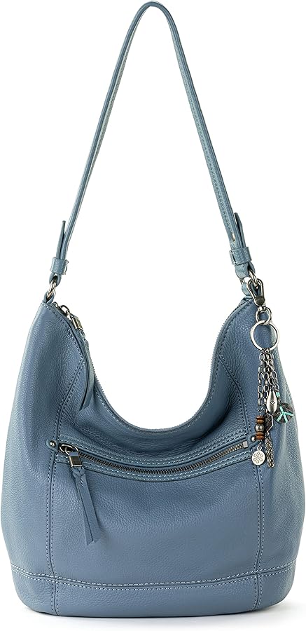 The Sak Sequoia Hobo Bag - Premium Large Leather Women's Handbag for Everyday & Travel - Durable Purse With Zipper Pocket