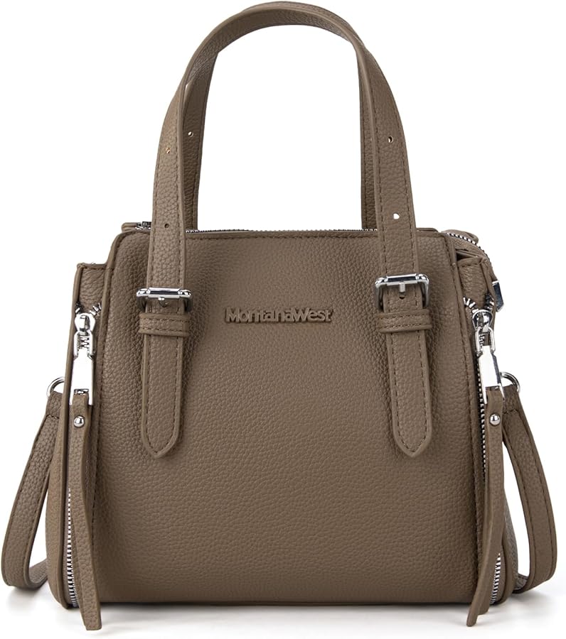 Montana West Small Satchel Purses and Handbags for Women Top-handle Crossbody Bag with Detachable Straps