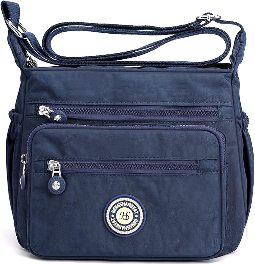 Women's Shoulder Bags Multi-Pocket Casual Crossbody Bag Handbags Waterproof Nylon Messenger Travel Bags Ladies Tote