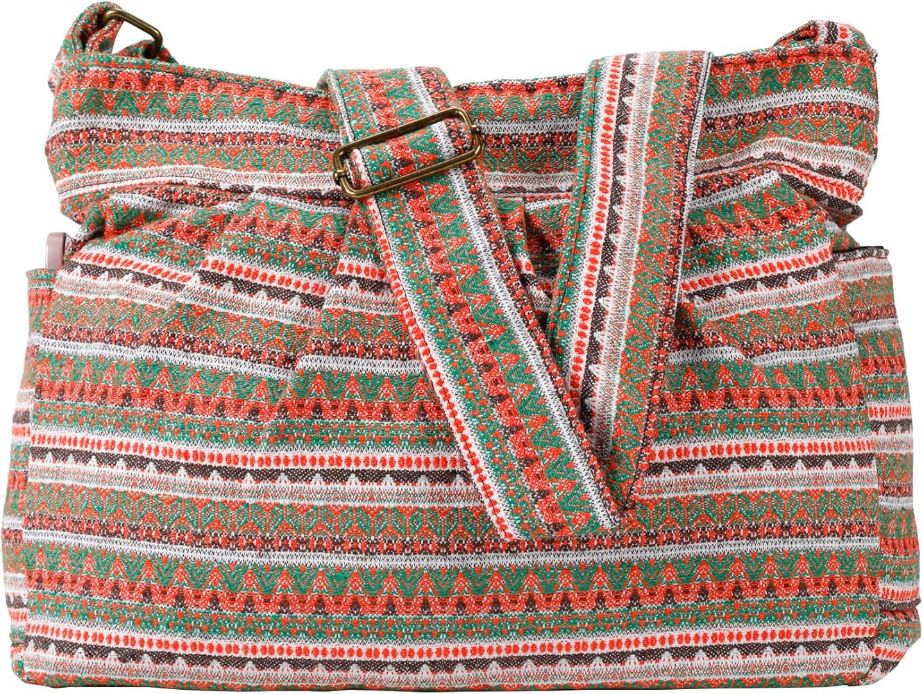Casual Large Durable Fabric CrossBody Hobo Shoulder Messenger Travel Purse Wallet Handbag Tote Bag