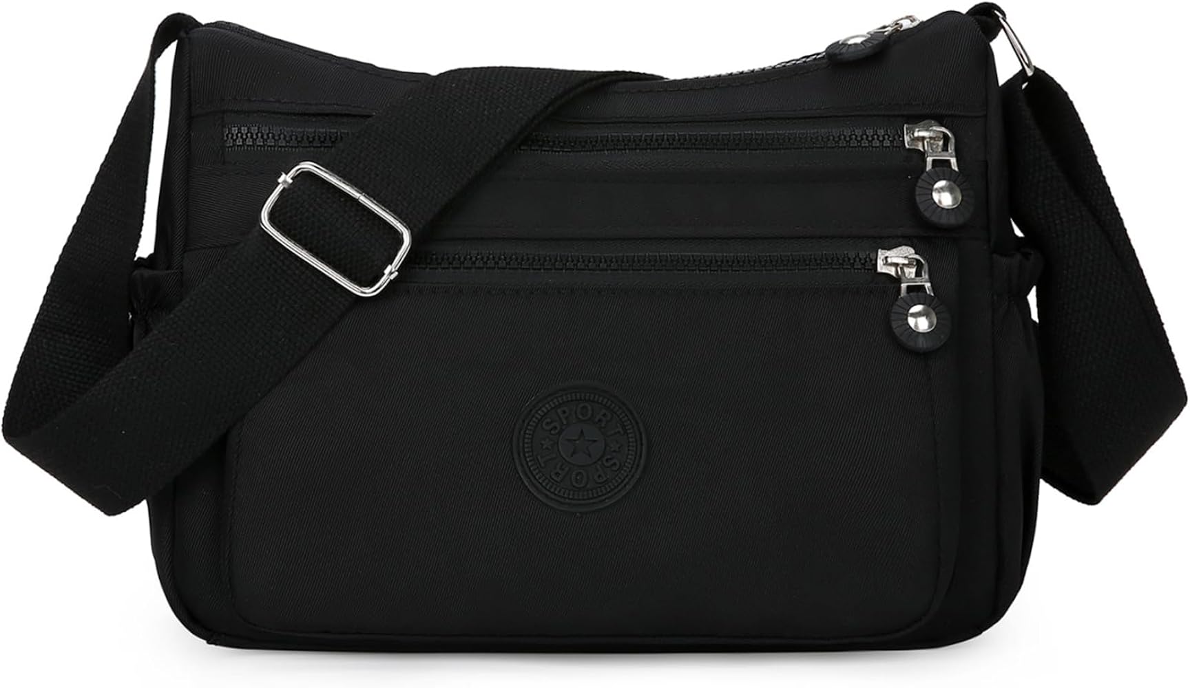 Crossbody Bags for Women Multi Pocket Nylon Shoulder Purse Tote Bag RFID Pocketbooks Lightweight Messenger Bag