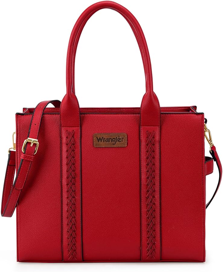 Wrangler Womens Crossbody Satchel Purse With Adjustable Strap
