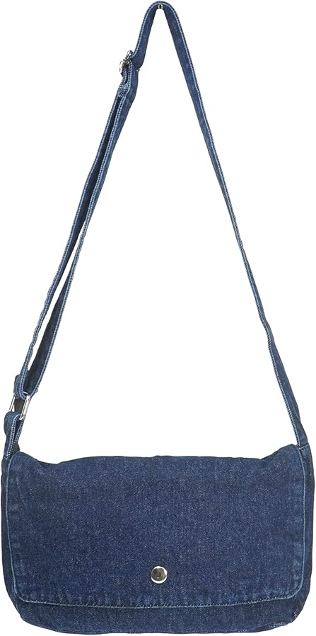 YunZh Denim Hobo Bag, Casual Style Lightweight Classic Retro Travel Shopper Purse Shoulder Handbag Messenger Bag