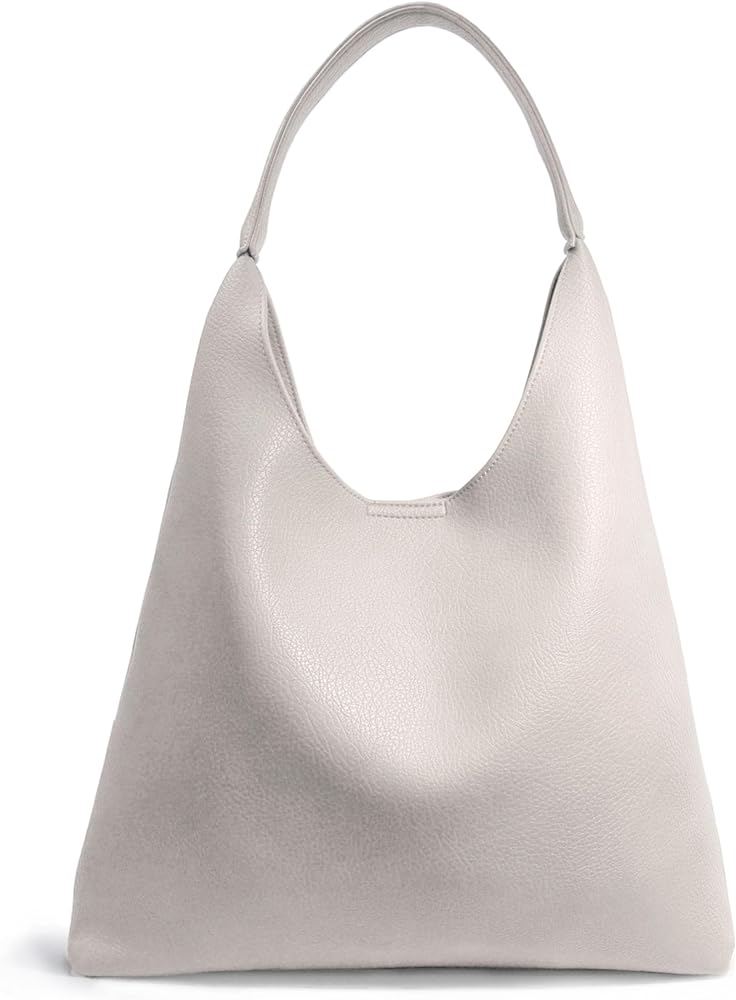 HOXIS Hobo Bags for Women Soft Vegan Leather Shoulder Handbag Slouchy Tote Purses