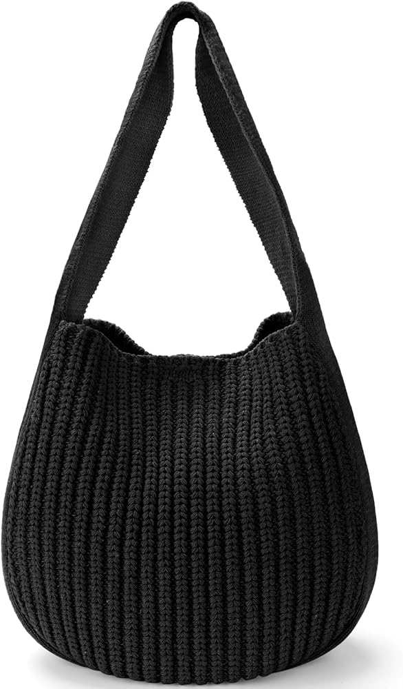 hatisan Crochet Bags for Women Summer Beach Tote Bag Aesthetic Tote Bag Hippie Bag Knit Bag