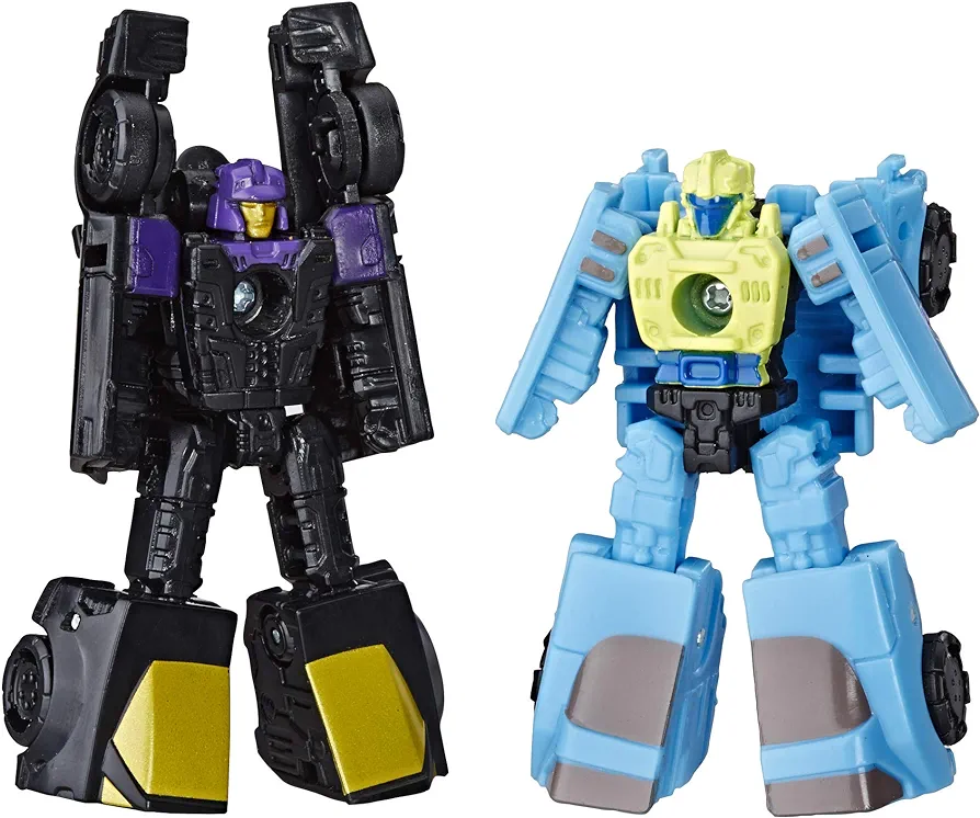 Transformers Toys Generations War for Cybertron: Siege Micromaster WFC-S32 Decepticon Sports Car Patrol 2-Pack - Adults and Kids Ages 8 and Up, 1.5-inch