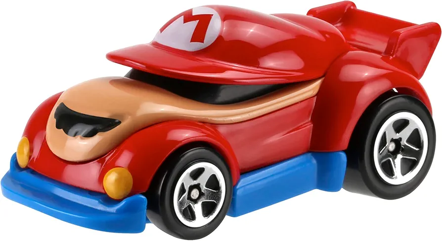 Hot Wheels Super Mario Character Cars Mario Vehicle 1/7