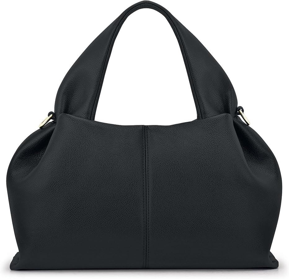 oscaurt Purses and Handbags for Women Trendy Dumpling Cloud Bag Chic PU Leather Tote Shoulder Bag with Removable Strap