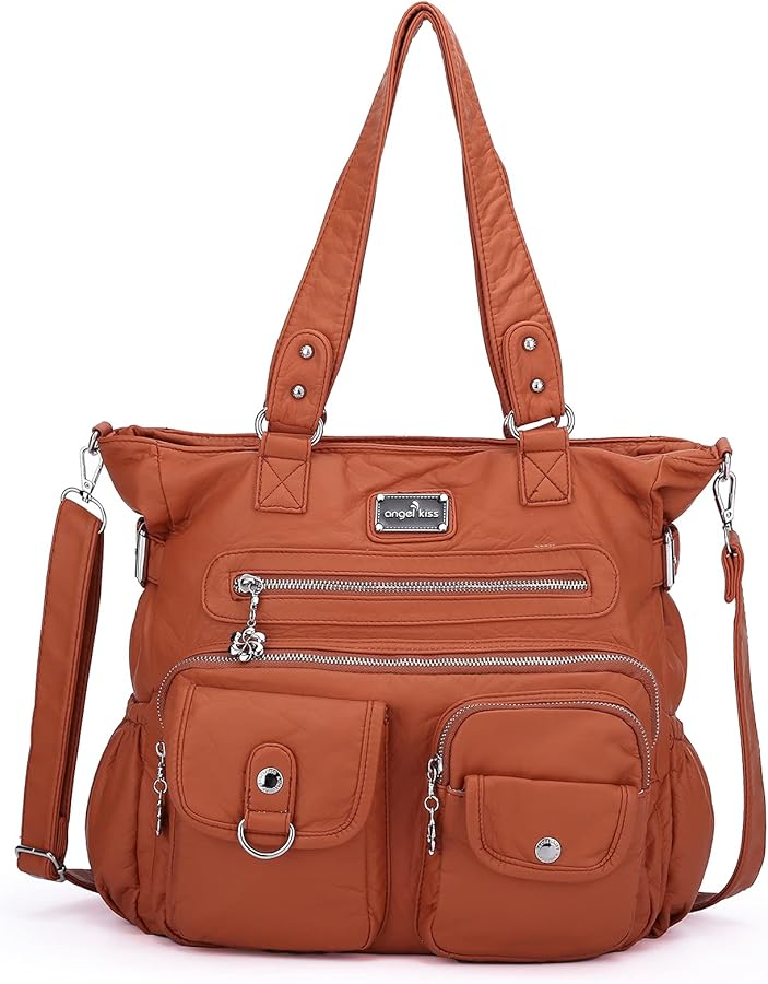 Angelkiss Purses and Handbag for Women Soft Leather Hobo Bags Satchel Shoulder Bags Ladies Tote Crossbody Bag