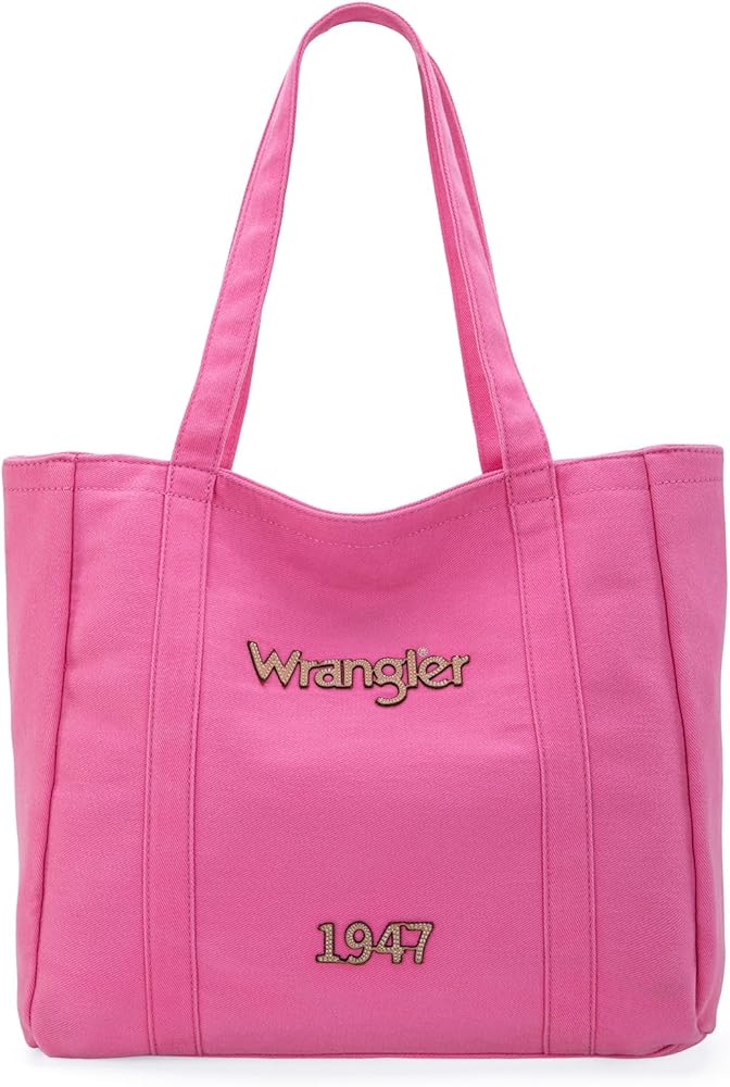 Montana West x Wrangler Denim Tote Bag for Women Jean Shoulder Purses and Handbags Denim Handbags