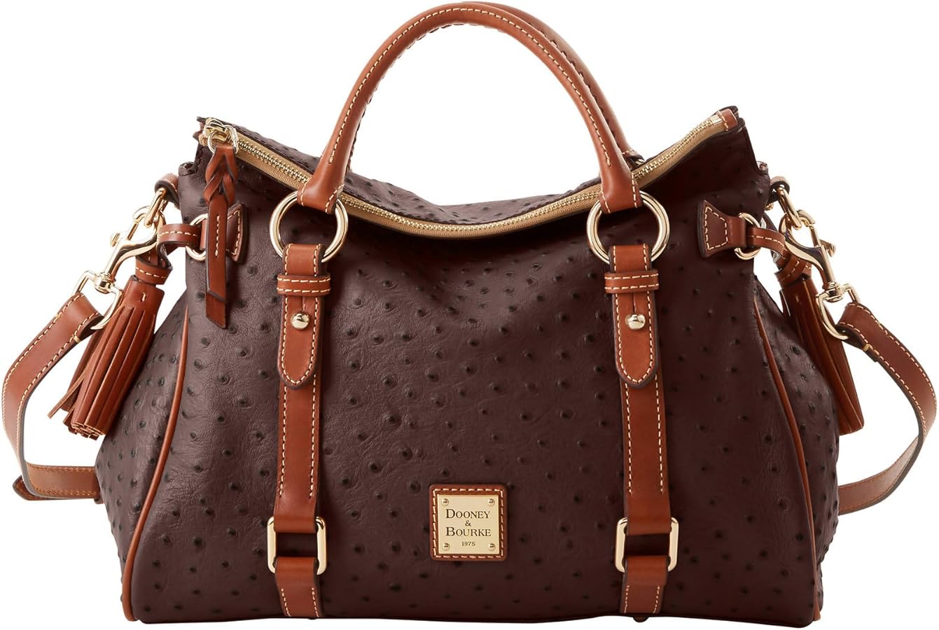 Dooney & Bourke Handbag, Ostrich Large Satchel