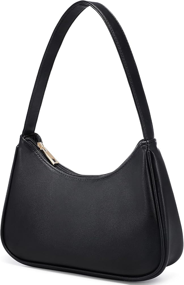 Loiral Shoulder Bags for Women, Cute Hobo Tote Handbag Mini Clutch Purse Zipper Closure