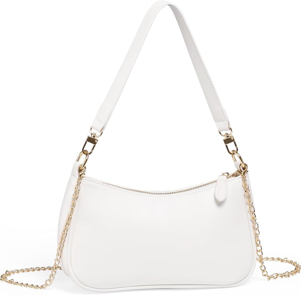 WantGor Clutch Tote Handbags, Shoulder Purse for Women Crossbody Bags Mini Hobo Bag Retro Vegan Leather Trendy Handbag