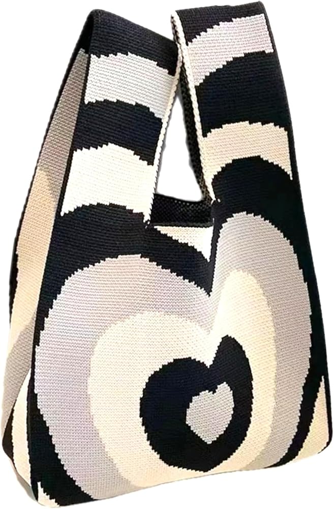 Women's Wrist Handbag Wristlet Handbag Sleeve Knot Pouch Portable Purse Tote Gift Bag Cute Pattern