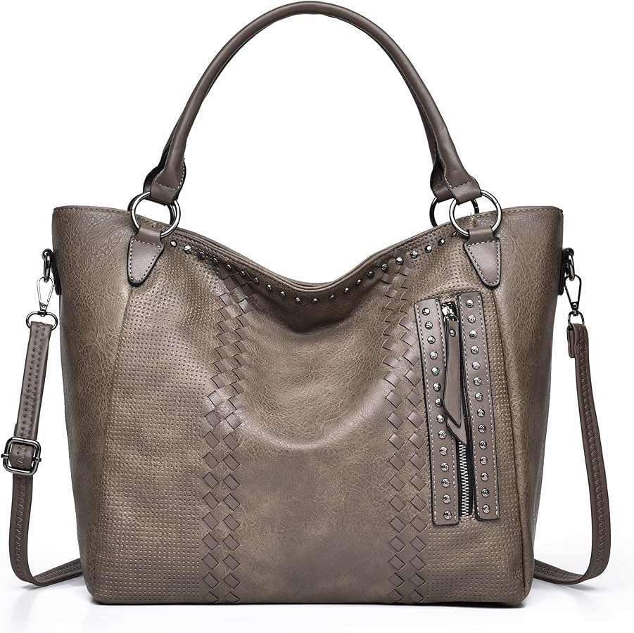 Leather Purses and Handbags for Women Designer Tote Purse Shoulder Bag Ladies Large Hobo Bags