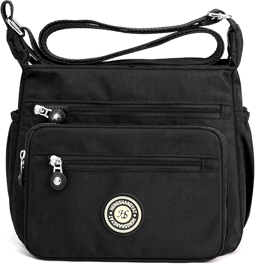 Women's Shoulder Bags Multi-Pocket Casual Crossbody Bag Handbags Waterproof Nylon Messenger Travel Bags Ladies Tote