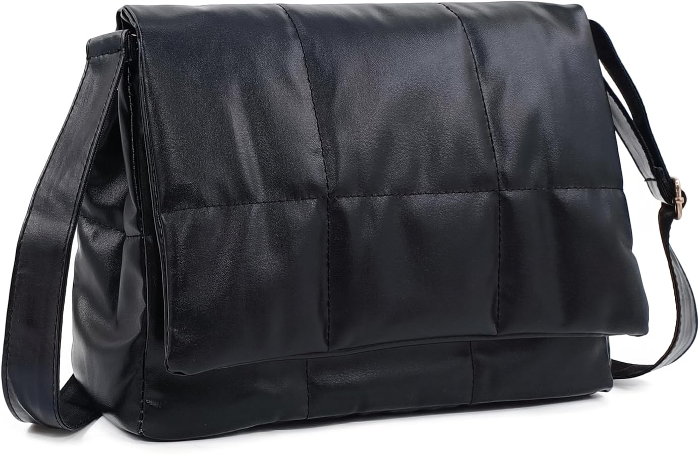 PORT&LOTUS Puffy Purses Quilted Puffer Handbags for Women Hobo Tote Shoulder Bag for Women with Magnetic Closure