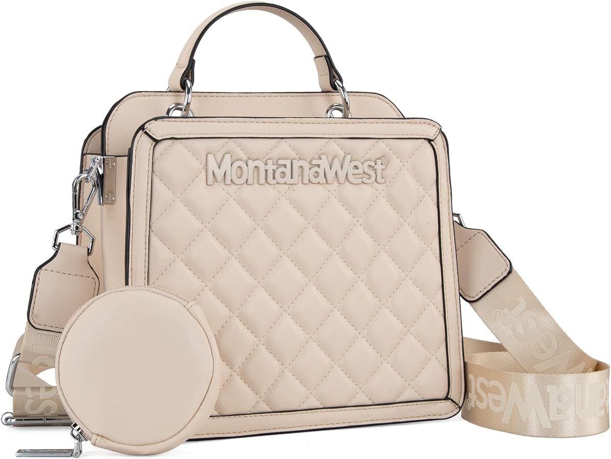 Montana West Womens Crossbody Bag Convertible Top Handle Handbags with Coin Pouch