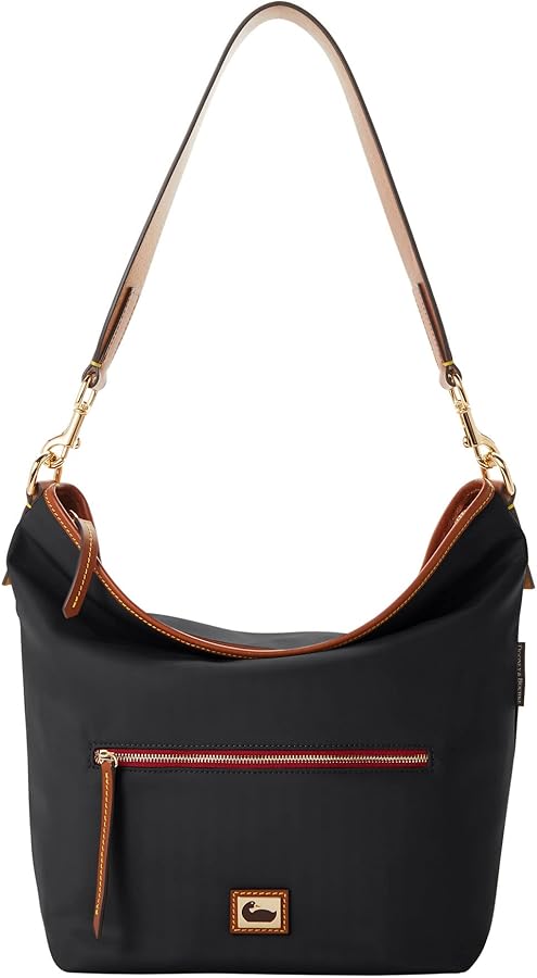 Dooney & Bourke Women's Wayfarer Hobo in Nylon Twill, Medium Handbag with Detachable Shoulder Strap
