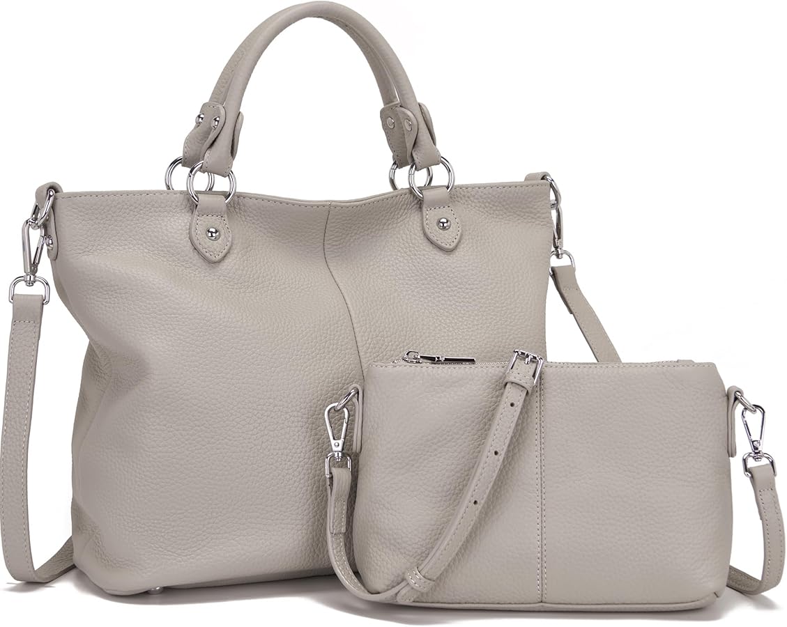 Real Leather Purses and Handbag for Women,Real Soft Leather,Leather Tote Purse Bags for Laptop Pad Work official business.