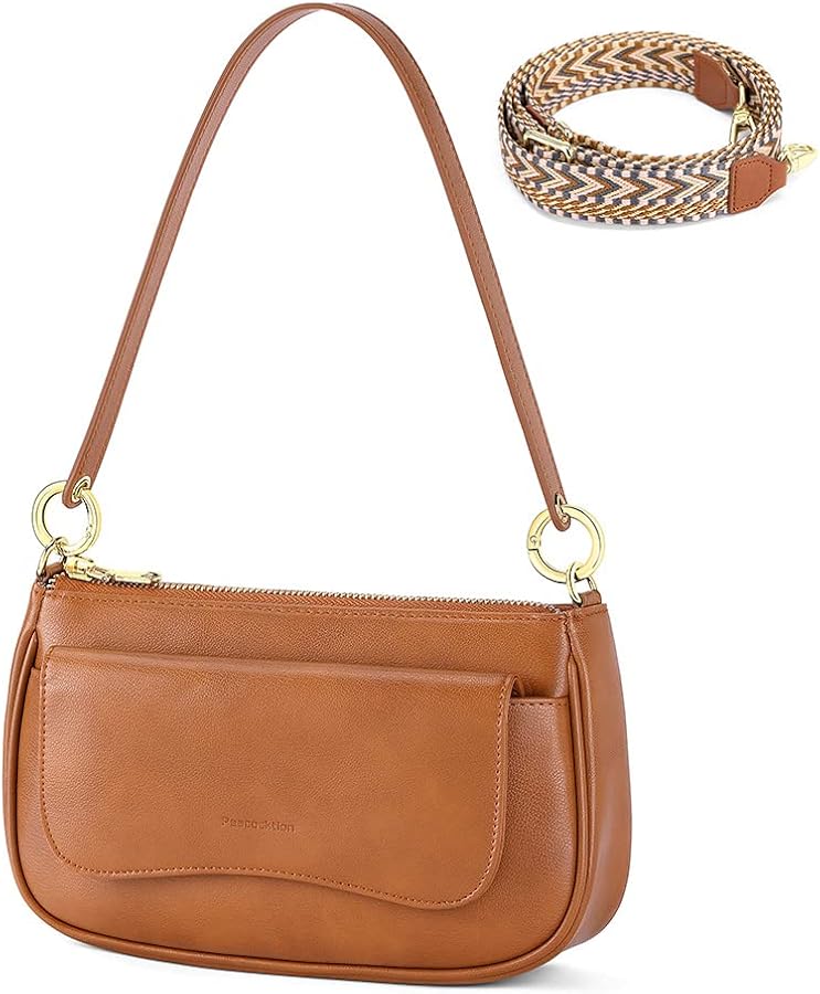 RONSIN Small Shoulder Purse Crossbody Bags For Women, Trendy Purse Vegan Leather Clutch Purse Handbags