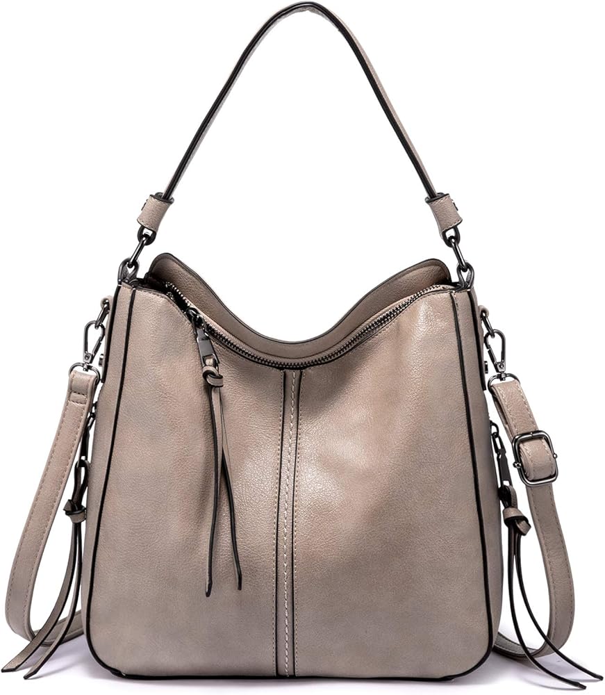 Handbags for Women Large Designer Ladies Hobo bag Bucket Purse Faux Leather