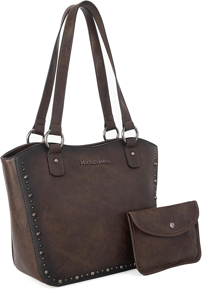 Montana West Distressed Vintage Tote Bag for Women Western Purses and Handbags