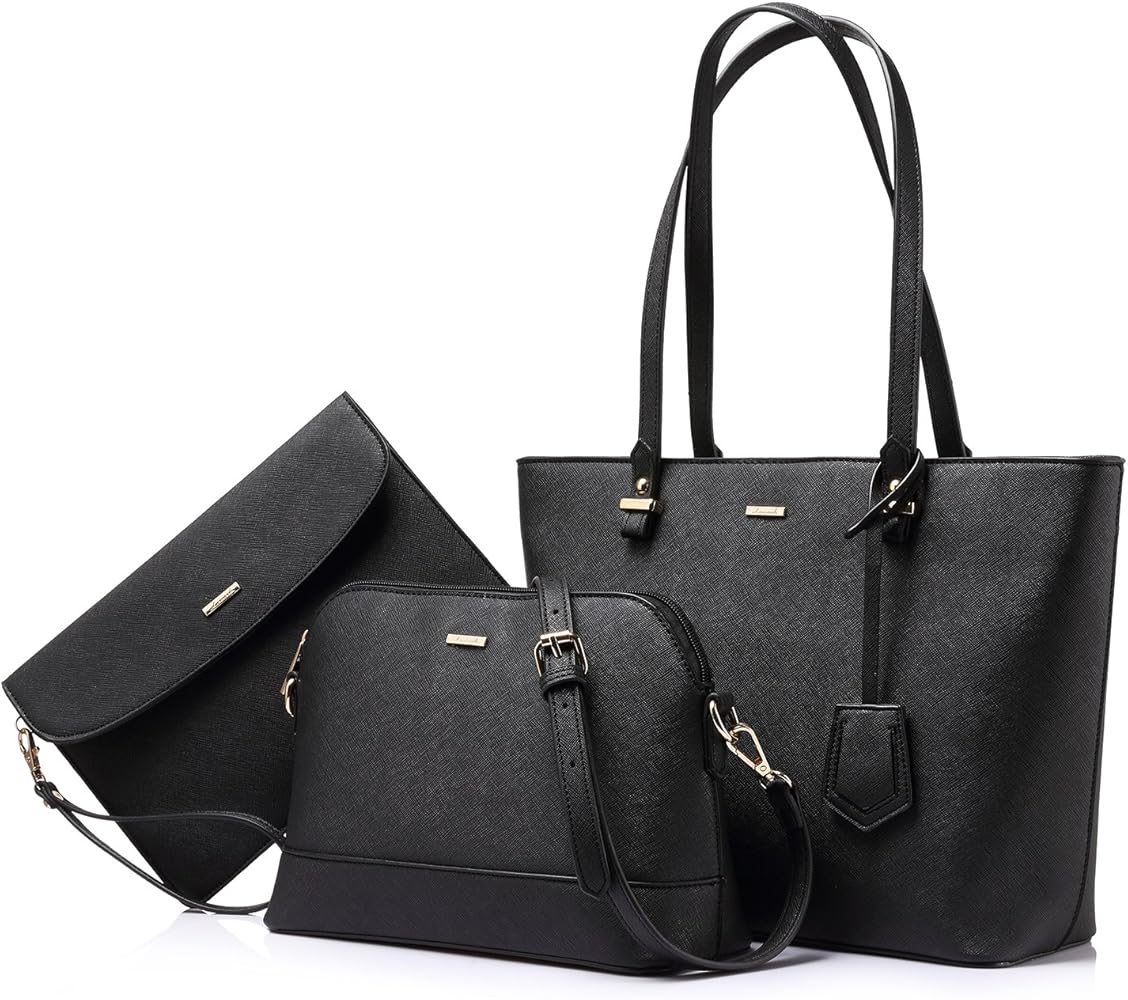 LOVEVOOK Purses for Women Fashion Handbag Set Tote Bags Shoulder Bag Top Handle Satchel Bags
