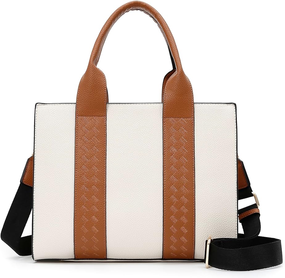 ToLFE Tote Bags for Women Top Handle Satchel Purses and Handbags PU Leather Shoulder Hobo Bags