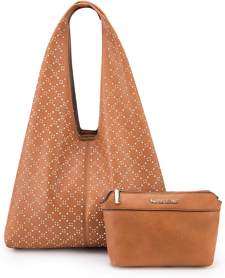 Montana West Slouchy Hobo Bags for Women Soft Designer Shoulder Purses Ladies Top Handle Handbag