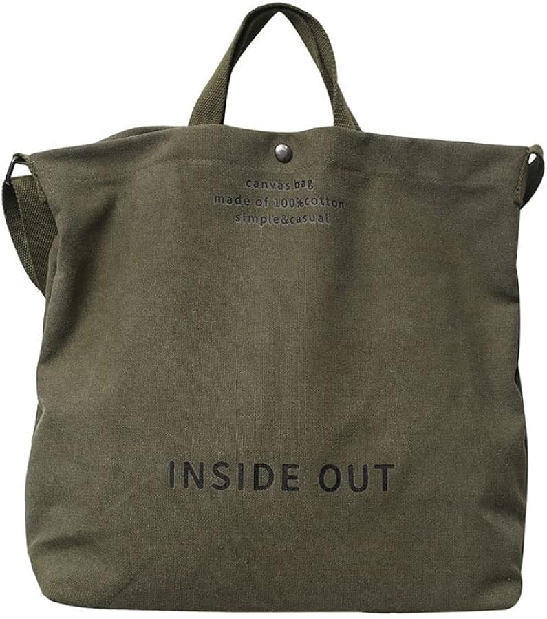 Women Canvas Tote Handbags Casual Shoulder Work Bag Crossbody Top Handle Bag Cross-body Handbags