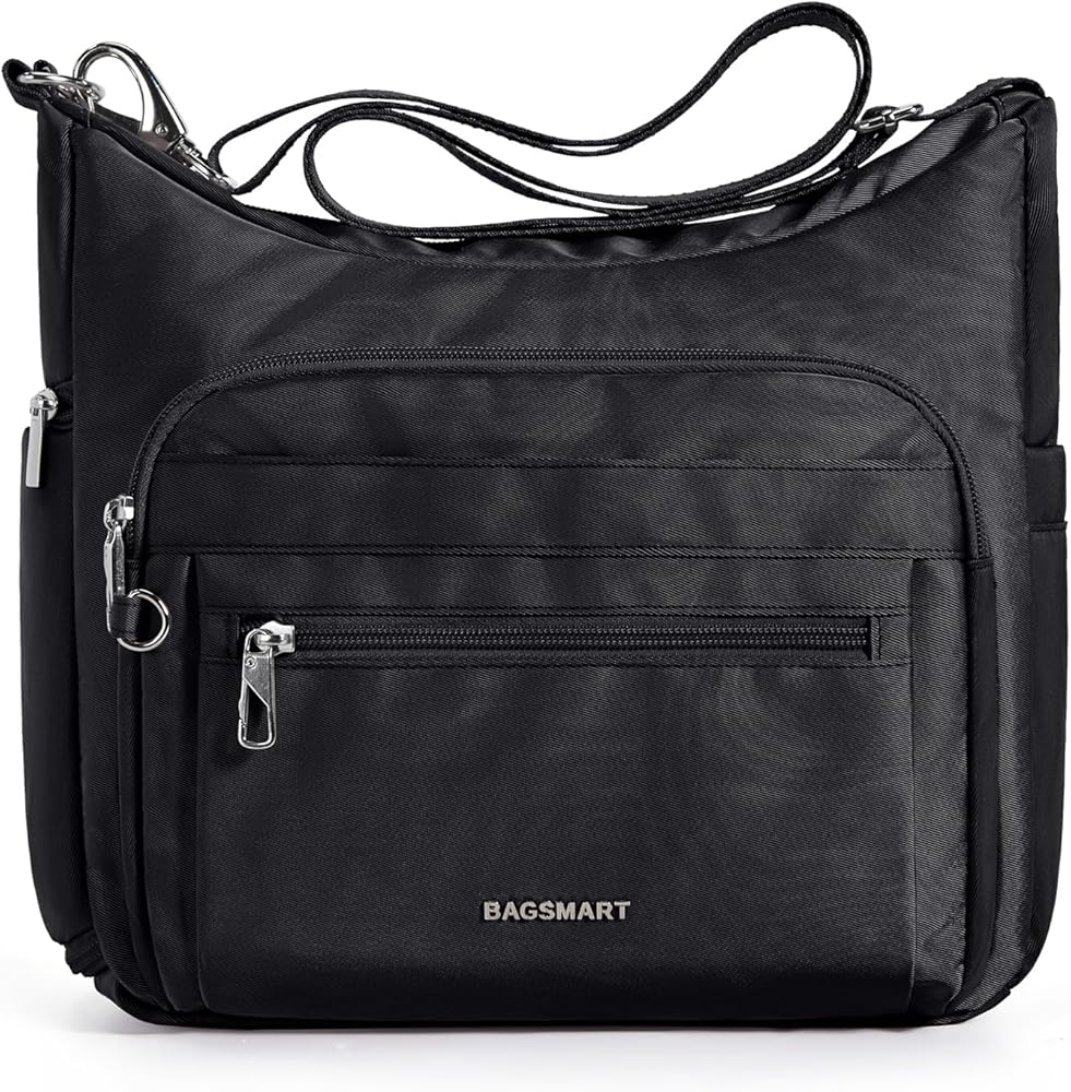 BAGSMART Crossbody Bag Shoulder Bag for Women, Tote Bag Anti Theft Crossbody Bag Handbag Organizer for Travel