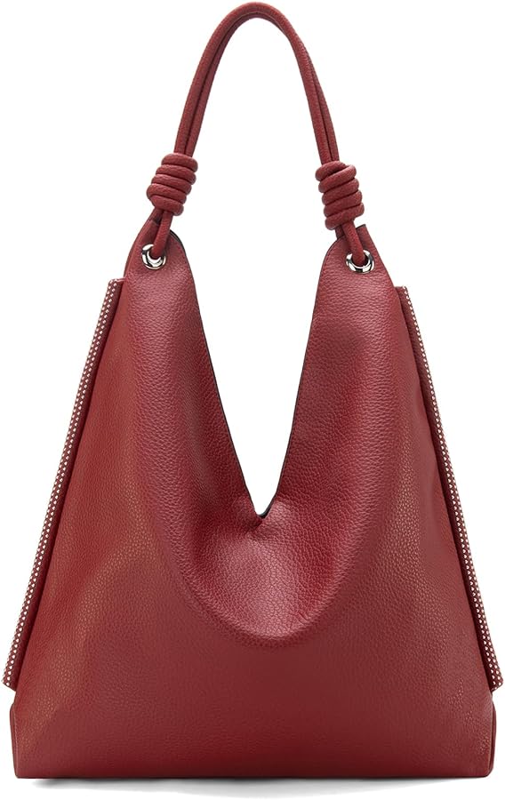 Montana West Large Hobo Shoulder Bag for Womens Knotted Slouchy Bag