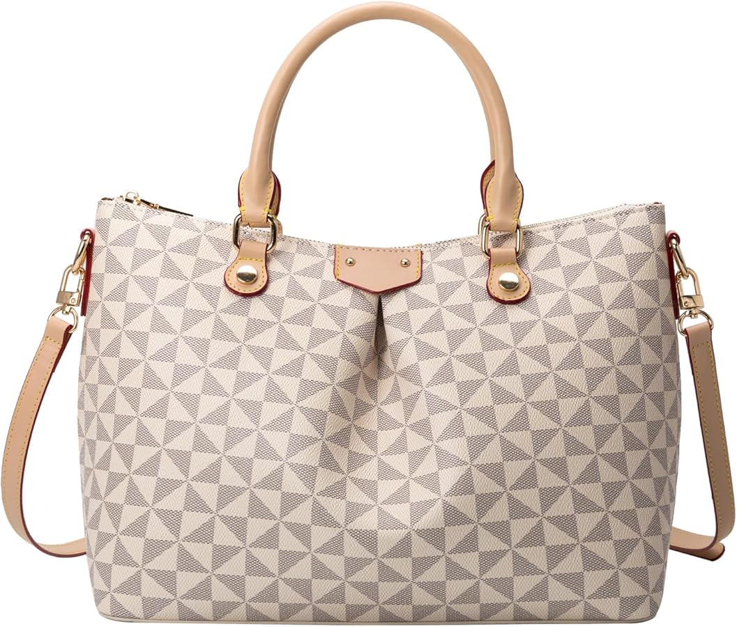 Satchel Handbags for Women PU Leather Tote Top Handle Purse Shoulder Bags with Adjustable Strap