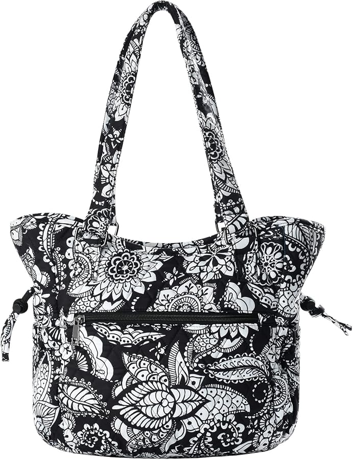 Searock Womens Tote Bags Quilted Small Cotton Purse Lightweight Boho Handbags
