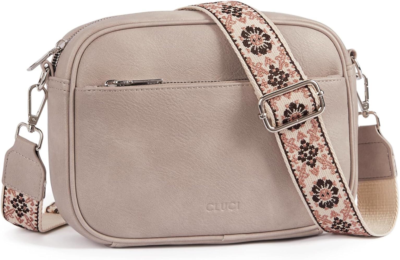 CLUCI Crossbody Bags for Women, Vegan Leather Shoulder Handbags 2024，Purses for Women with Adjustable Wide Strap