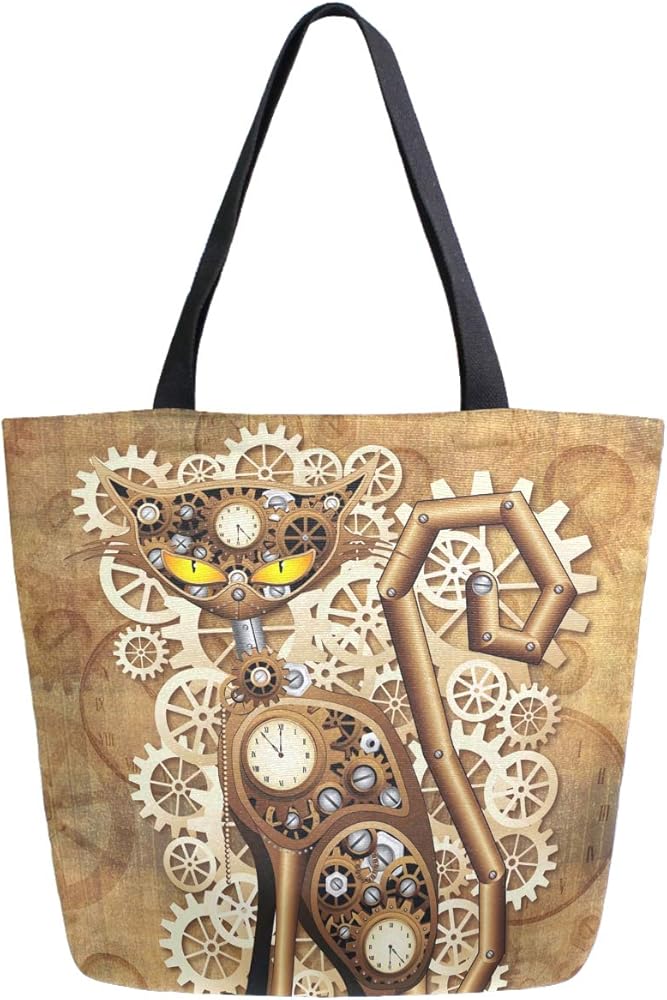 Fashion Beautiful Printed Pattern Extra Large Shoulder Tote Bag for Beach Travel Weekender Gym Grocery Shopping